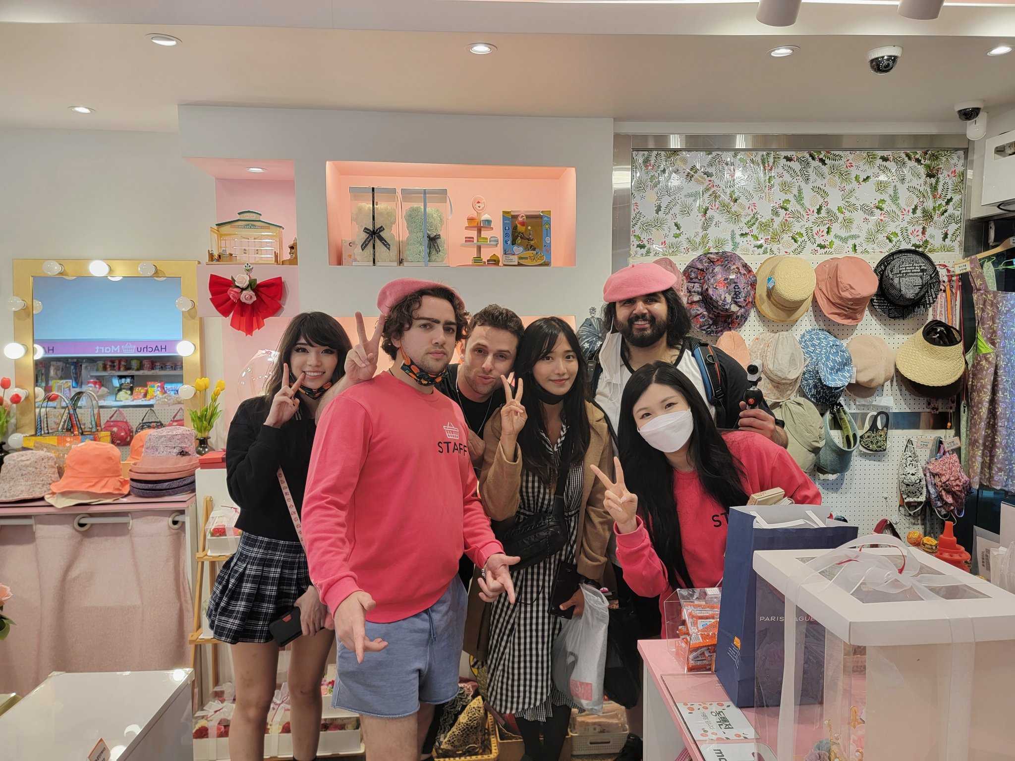 Streamers inside of a Store